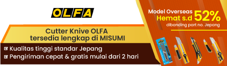 Terbaru koleksi produk OLFA Cutter dan Blade Overseas hemat s.d 52%