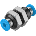 Push-in Bulkhead Connector, QSS Series