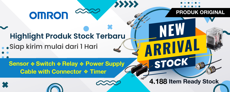 Highlight Produk Omron Stok Terbaru, ada Sensor, Switch, Relay, Connector cable