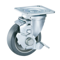 Gray Wheel Free Swivel Caster With Stopper K-612JS