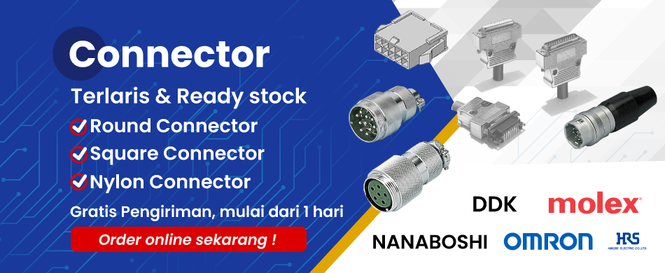 Connector Terlaris NANABOSHI, OMRON, DDK, MOLEX berkualitas tinggi. Ready stock siap kirim