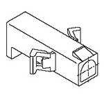 6.7-mm Pitch .093, 3191 Series, Plug Housing 3191-NP