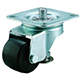 Caster with Adjuster Foot Free Wheel Plate Type