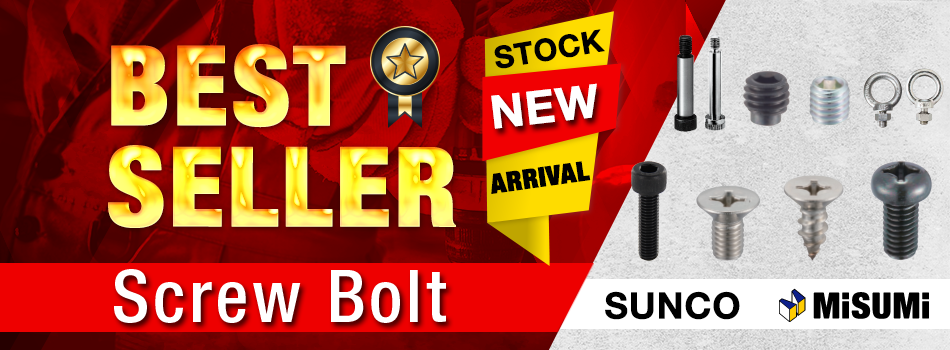 [BEST SELLER  & NEW STOCK] Screw Bolt SUNCO MISUMI, ready stok siap kirim. Cek sekarang