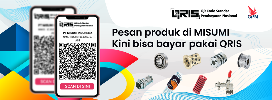 Pembayaran via QRIS kini tersedia di MISUMI