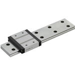 Miniature Linear Guides Wide Rails - Standard Blocks, Light Preload / Slight Clearance