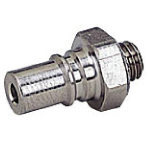 Light Coupling E3/E7 Series Plug, Straight Screw Type